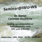 Scaling-up computational hydrodynamics with HPC and SERGHEI