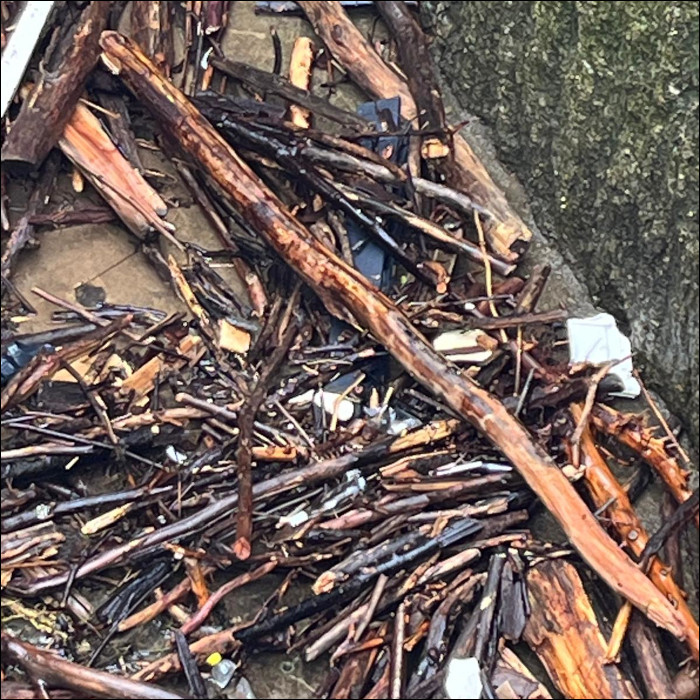 Large wood physical degradation in rivers
